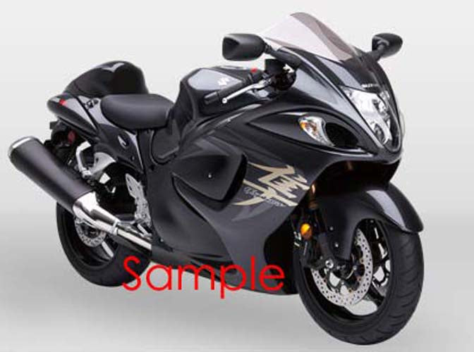 Fairings Suzuki GSX 1300 Hayabusa All Black Hayabusa Racing  (2008-2020) Generic