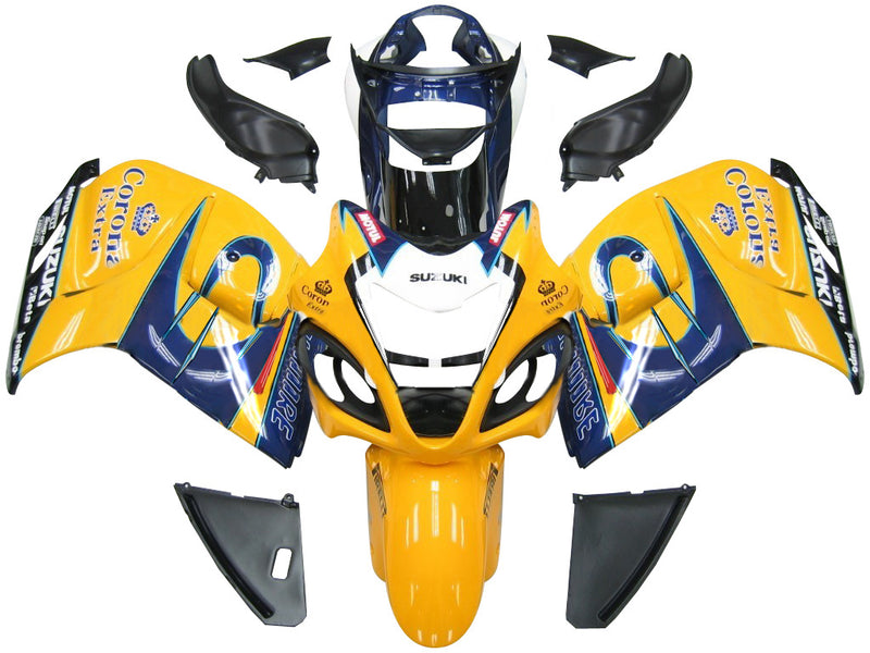 Fairings 2008-2020 Suzuki GSX 1300 Hayabusa Yellow Blue Alstare Corona Racing Generic