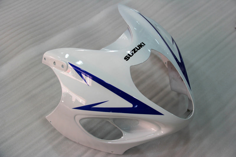 Fairings 2008-2020 Suzuki GSX 1300 Hayabusa White Grey Blue Racing Generic