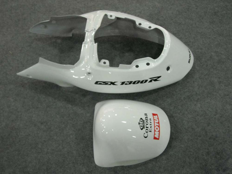 Fairings 1999-2007 Suzuki GSX1300 Hayabusa White Alstare Corona Racing Generic