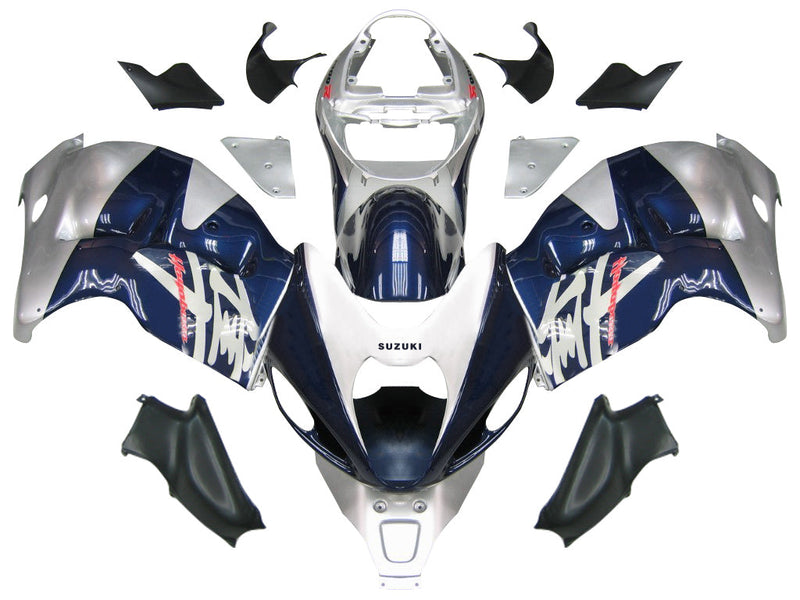 Fairings 1999-2007 Suzuki GSX1300 Hayabusa Blue and Silver Hayabusa  Generic