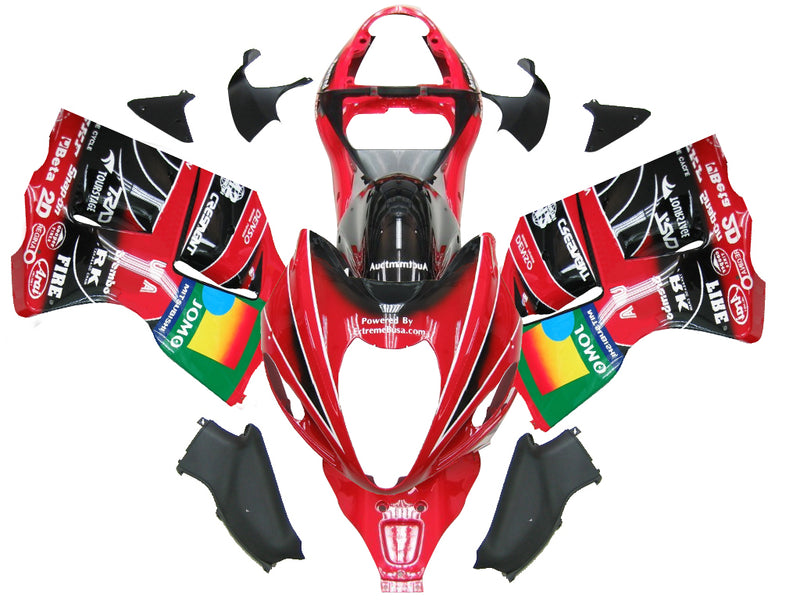 Fairings 1999-2007 Suzuki GSX1300 Hayabusa Red Black Jomo  Racing Generic