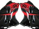 Fairings 1999-2007 Suzuki GSX1300 Hayabusa Black and Red Hayabusa  Generic