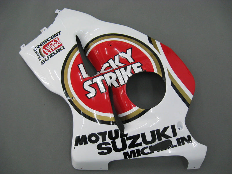 Fairings 1999-2007 Suzuki GSX1300 Hayabusa White & Red Lucky Strike  Generic