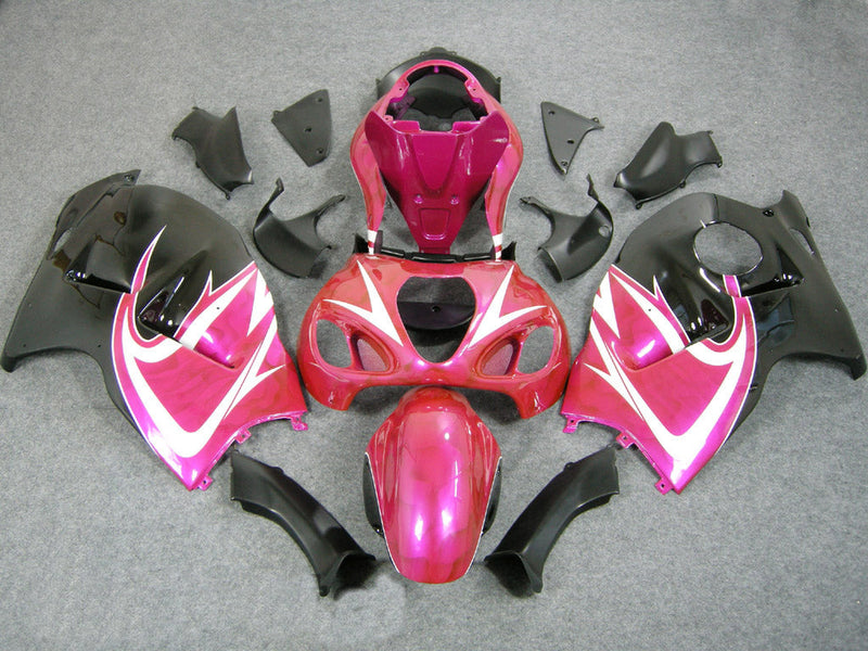 Fairings 1999-2007 Suzuki GSX1300 Hayabusa Red & Pink Hayabusa  Generic