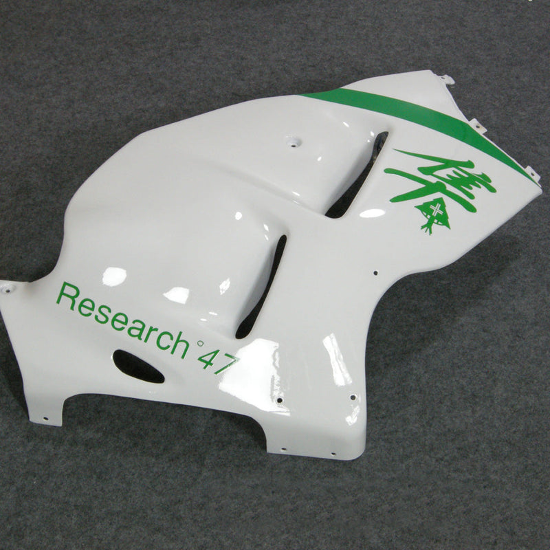 Fairings 1999-2007 Suzuki GSX1300 Hayabusa White Green Research47  Generic