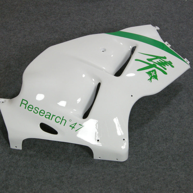 Fairings 1999-2007 Suzuki GSX1300 Hayabusa White Green Research47 Racing Generic