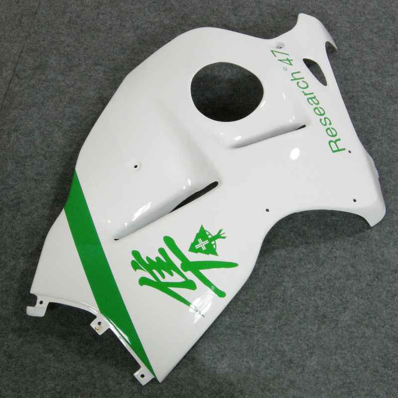 Fairings 1999-2007 Suzuki GSX1300 Hayabusa White Green Research47  Generic