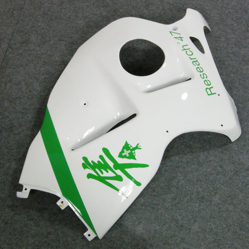 Fairings 1999-2007 Suzuki GSX1300 Hayabusa White Green Research47 Racing Generic