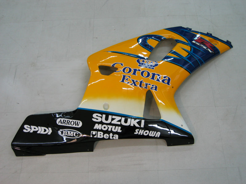 Fairings 2001-2003 Suzuki GSXR 600 Yellow & Blue Corona GSXR Racing Generic