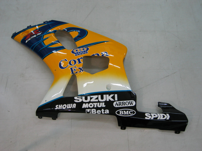 Fairings 2001-2003 Suzuki GSXR 600 Yellow & Blue Corona GSXR Racing Generic