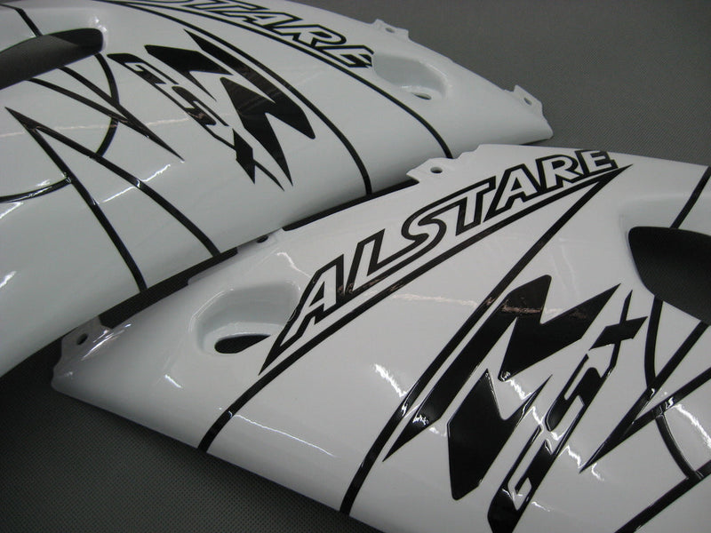 Fairings 2001-2003 Suzuki GSXR 600 White Black Alstare Corona GSXR  Generic