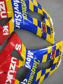 For GSXR600 2001-2003 Bodywork Fairing Blue ABS Injection Molded Plastics Set