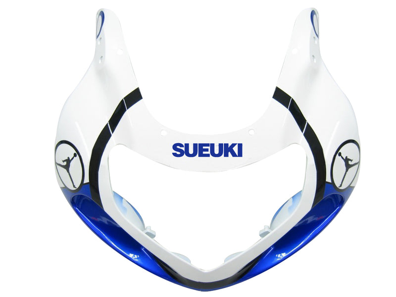 Fairings 2001-2003 Suzuki GSXR 600 White Blue Jordan GSXR Racing Generic