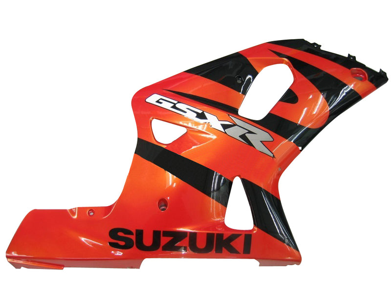 Fairings 2001-2003 Suzuki GSXR 600 Orange Metallic & Black GSXR Racing Generic