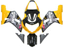 For GSXR600 2001-2003 Bodywork Fairing Yellow ABS Injection Molded Plastics Set