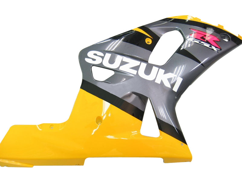 Fairings 2001-2003 Suzuki GSXR 600 Silver & Yellow GSXR Racing Generic