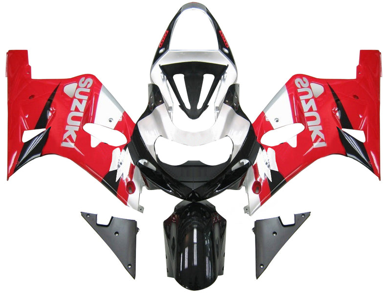 Fairings 2001-2003 Suzuki GSXR 600 Red & Silver GSXR Racing Generic