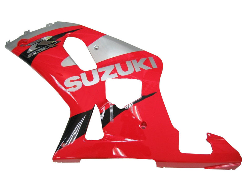 Fairings 2001-2003 Suzuki GSXR 600 Red & Silver GSXR Racing Generic