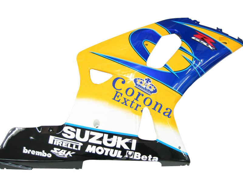 Fairings 2001-2003 Suzuki GSXR 600 Blue & Yellow Corona GSXR Racing Generic