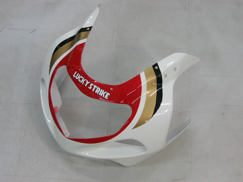 Fairingsg 2001-2003 Suzuki GSXR 600 White & Red Lucky Strike Racin Generic