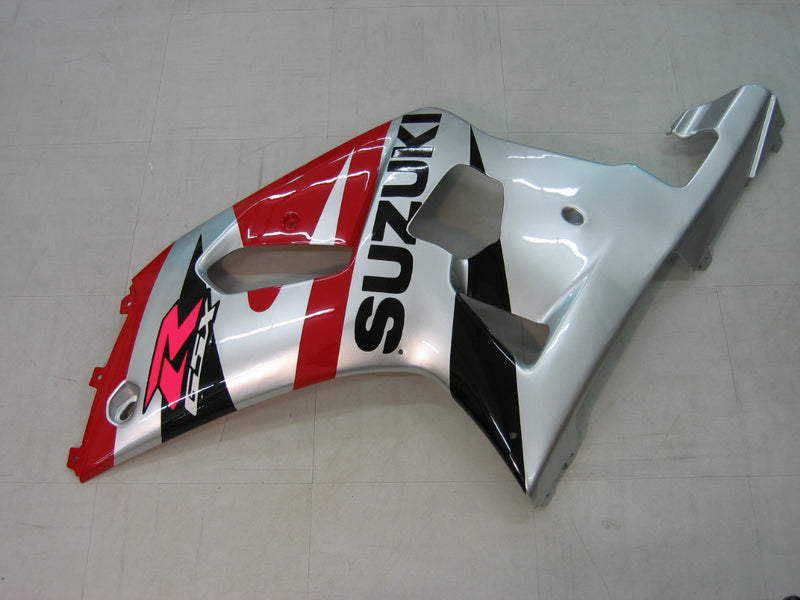 Fairings 2001-2003 Suzuki GSXR 600 Silver Red Black GSXR Racing Generic