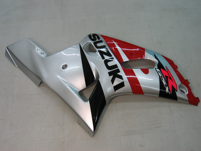 Fairings 2001-2003 Suzuki GSXR 600 Silver Red Black GSXR Racing Generic