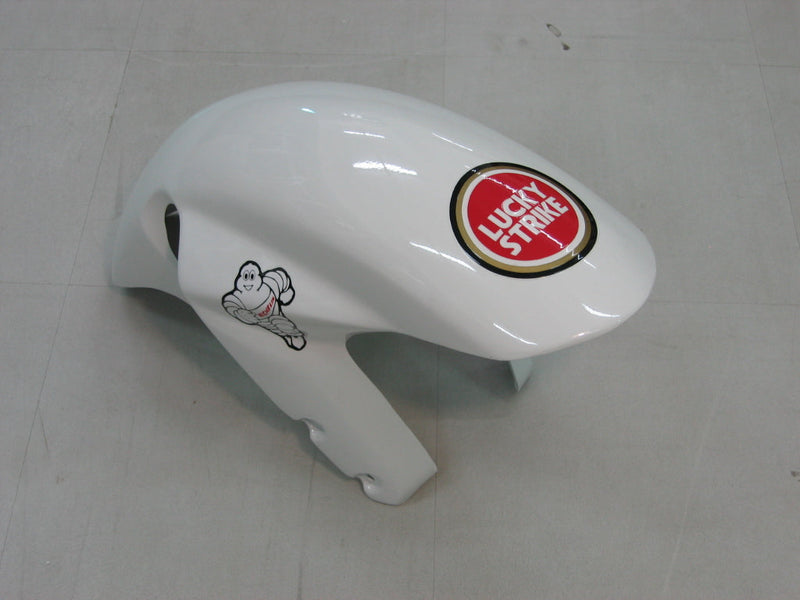 Fairings 2004-2005 Suzuki GSXR 600 750 White & Red Lucky Strike  Generic