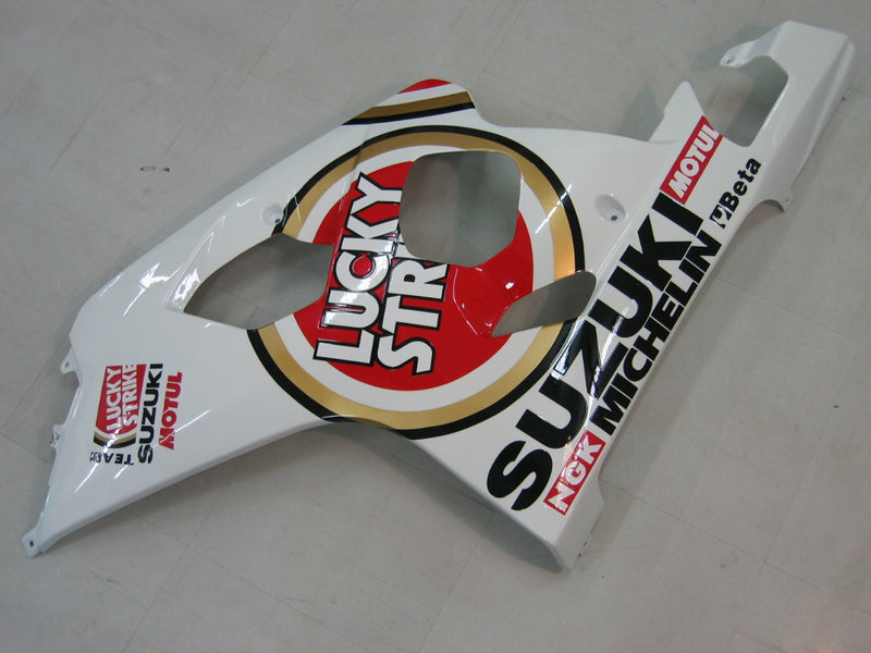 Fairings 2004-2005 Suzuki GSXR 600 750 White & Red Lucky Strike Racing Generic