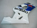 Fairings 2004-2005 Suzuki GSXR 600 750 Blue & White GSXR  Generic