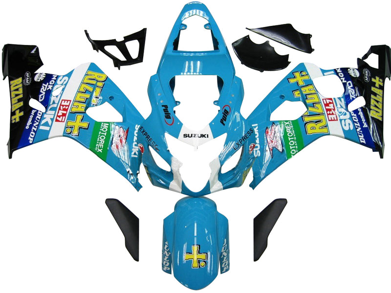 Fairings 2004-2005 Suzuki GSXR 600 750 Blue Rizla Suzuki GSXR Racing Generic