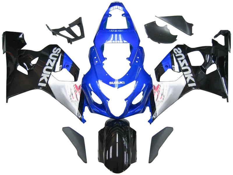 Fairings 2004-2005 Suzuki GSXR 600 750 Blue Black Suzuki GSXR Racing Generic