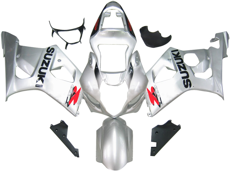 Fairings 2004-2005 Suzuki GSXR 600 750 Silver GSXR Racing Generic