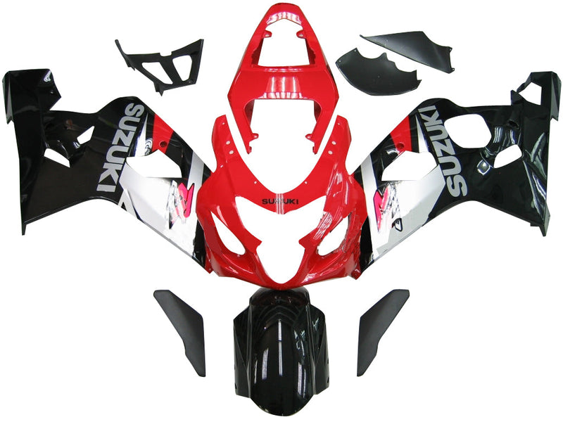 Fairings 2004-2005 Suzuki GSXR 600 750 Red & Black GSXR  Generic