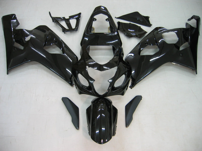 Fairings 2004-2005 Suzuki GSXR 600 750 All Black GSXR  Generic