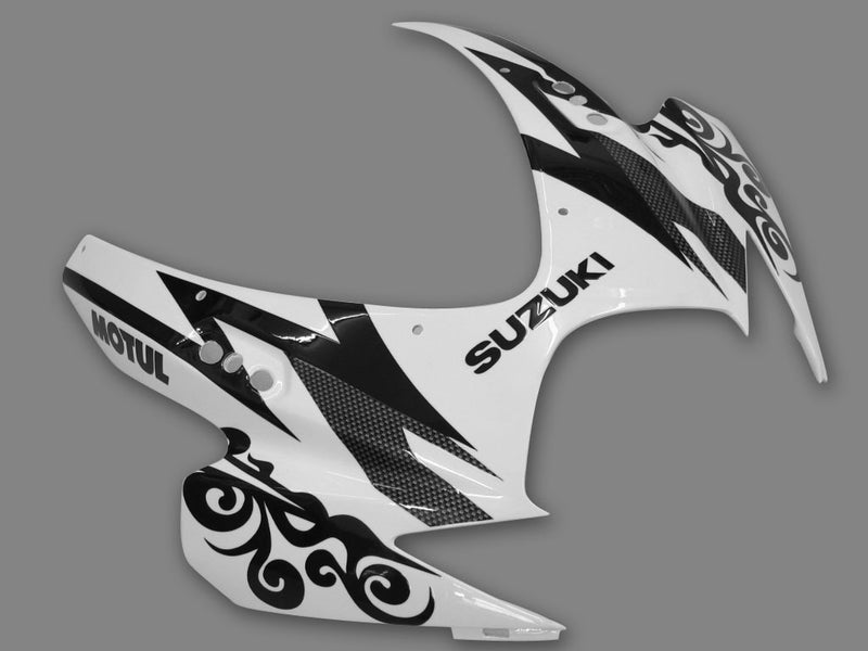 Fairings 2006-2007 Suzuki GSXR 600 750 White Black Alstare Corona Racing Generic