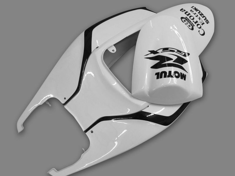 Fairings 2006-2007 Suzuki GSXR 600 750 White Black Alstare Corona Racing Generic