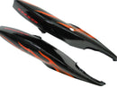 Fairings 2006-2007 Suzuki GSXR 600 750 Black & Orange Gold Flame  Generic