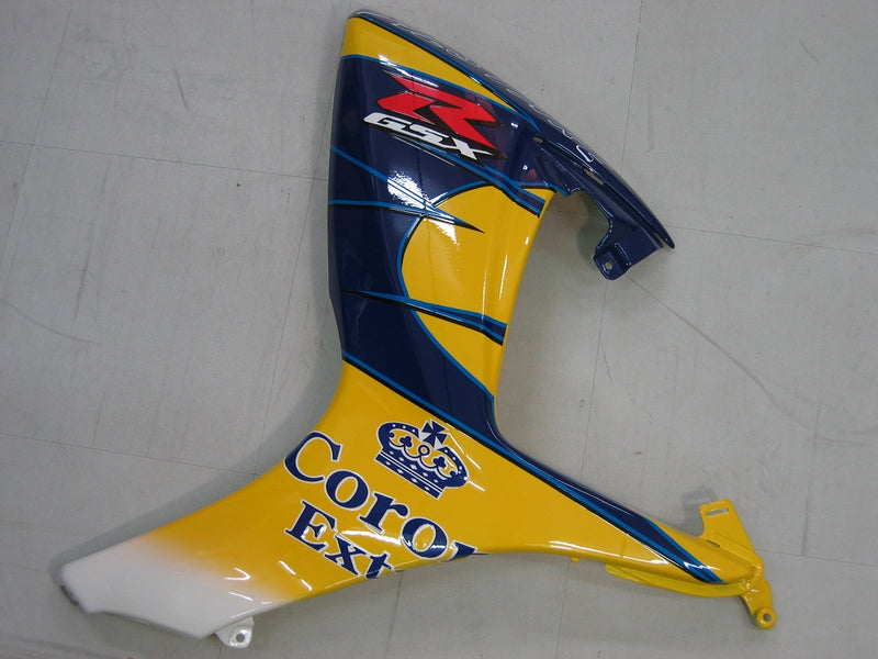 Fairings 2006-2007 Suzuki GSXR 600 750 Yellow Blue Corona GSXR Racing Generic