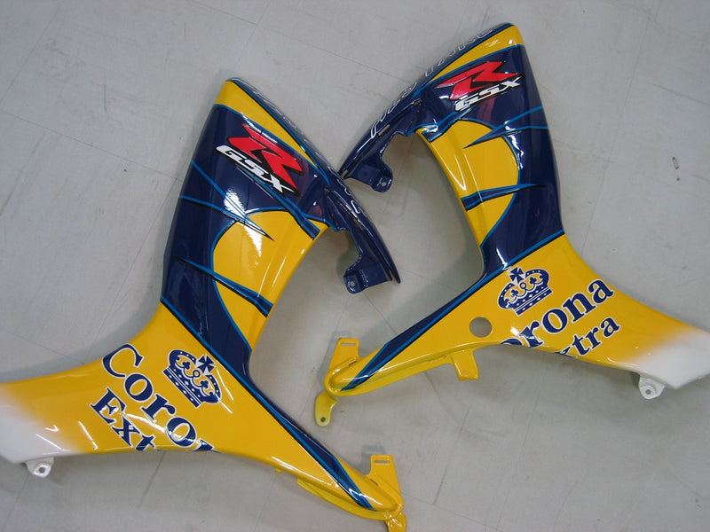 Fairings 2006-2007 Suzuki GSXR 600 750 Yellow Blue Corona GSXR Racing Generic