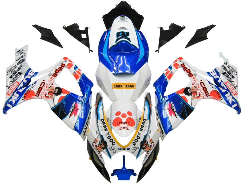 Fairings 2006-2007 Suzuki GSXR 600 750 Multi-Color pepephone  Generic