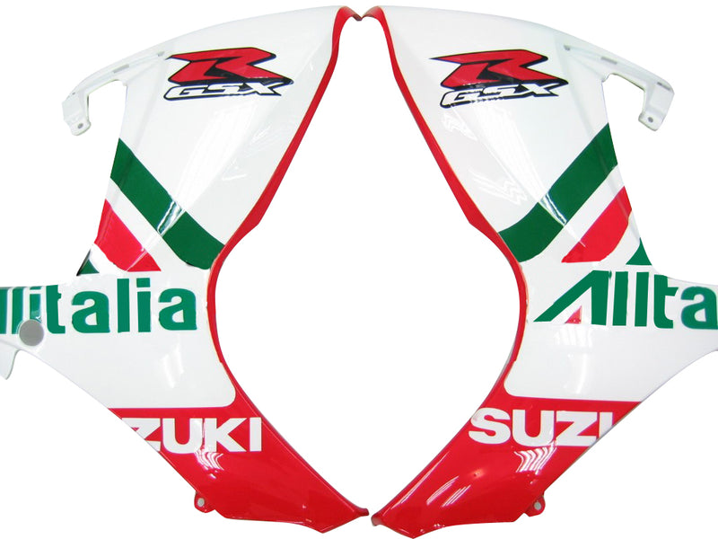 Fairings 2006-2007 Suzuki GSXR 600 750 White Red Green Alitalia Racing Generic