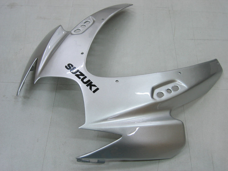 Fairings 2006-2007 Suzuki GSXR 600 750 Silver & Black GSXR Racing Generic