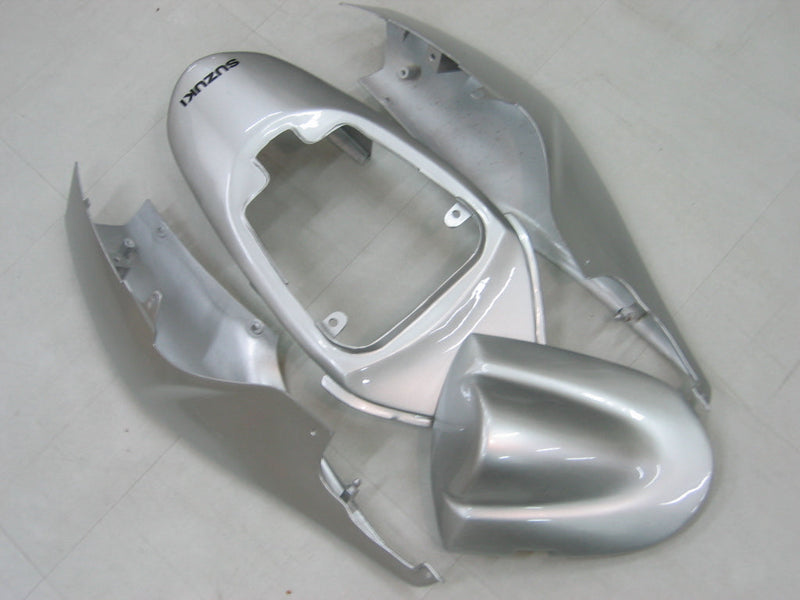 Fairings 2006-2007 Suzuki GSXR 600 750 Silver & Black GSXR  Generic