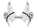 For GSXR 600/750 2006-2007 Bodywork Fairing White ABS Injection Molded Plastics Set