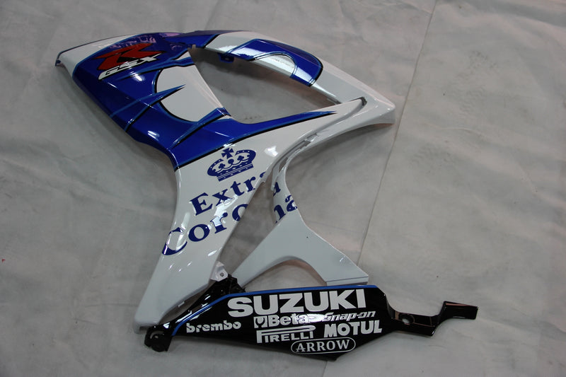 Fairings 2006-2007 Suzuki GSXR 600 750 White Blue Corona Racing Generic