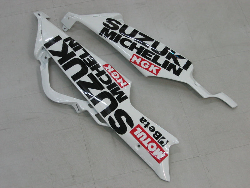 Fairings 2006-2007 Suzuki GSXR 600 750 White Red Lucky Strike  Generic