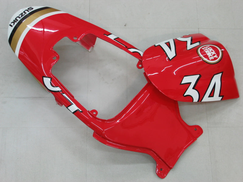 Fairings 2006-2007 Suzuki GSXR 600 750 White Red Lucky Strike Racing Generic