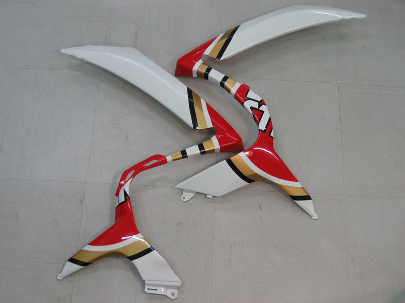 Fairings 2006-2007 Suzuki GSXR 600 750 White Red Lucky Strike  Generic