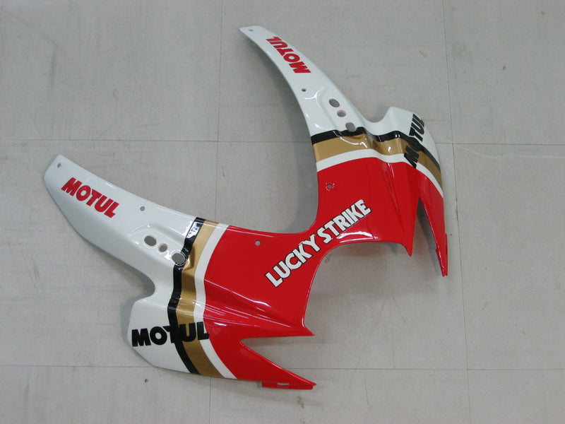 Fairings 2006-2007 Suzuki GSXR 600 750 White Red Lucky Strike  Generic